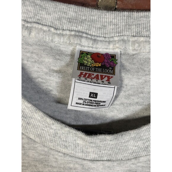 Vintage 90s Penn State Shirt Nittany Lions Cute Paw Print Grey College Adult XL - Picture 5 of 6